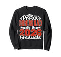 Proud Bonus Dad Class 2026 Graduate Sweatshirt - Trendy Graphic for Adults - T-Shirt, Sweatshirt, Hoodie