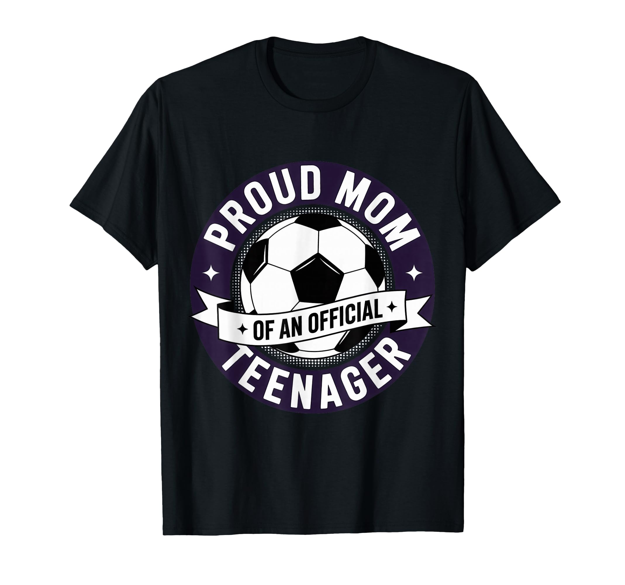 Proud Mom Teenager Soccer Birthday Team T-Shirt - Aesthetic Graphic Unisex - T-Shirt, Sweatshirt, Hoodie