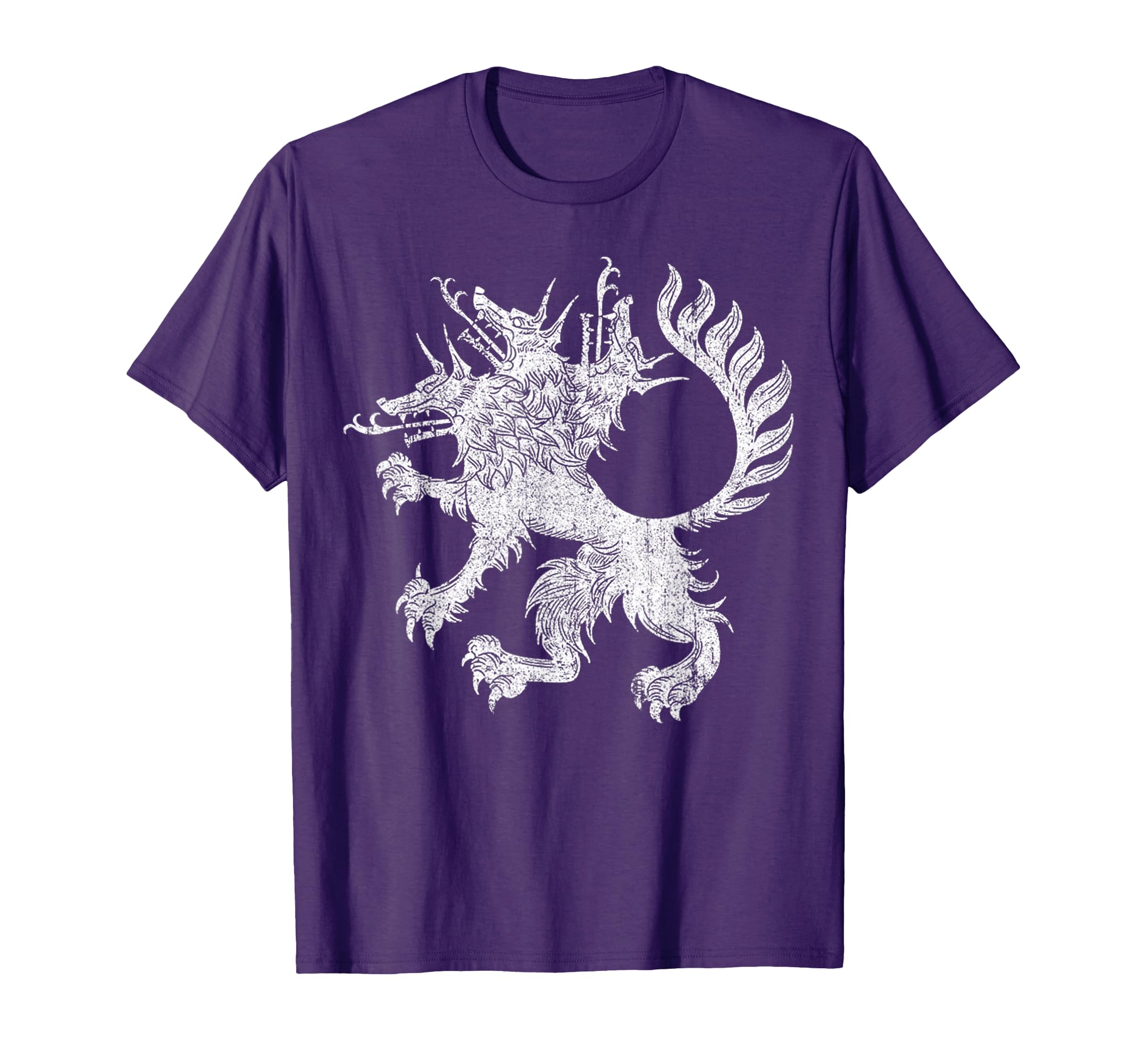 Cerberus Three Headed Dog Adults T-Shirt - Custom Art Print Men Women - T-Shirt, Sweatshirt, Hoodie