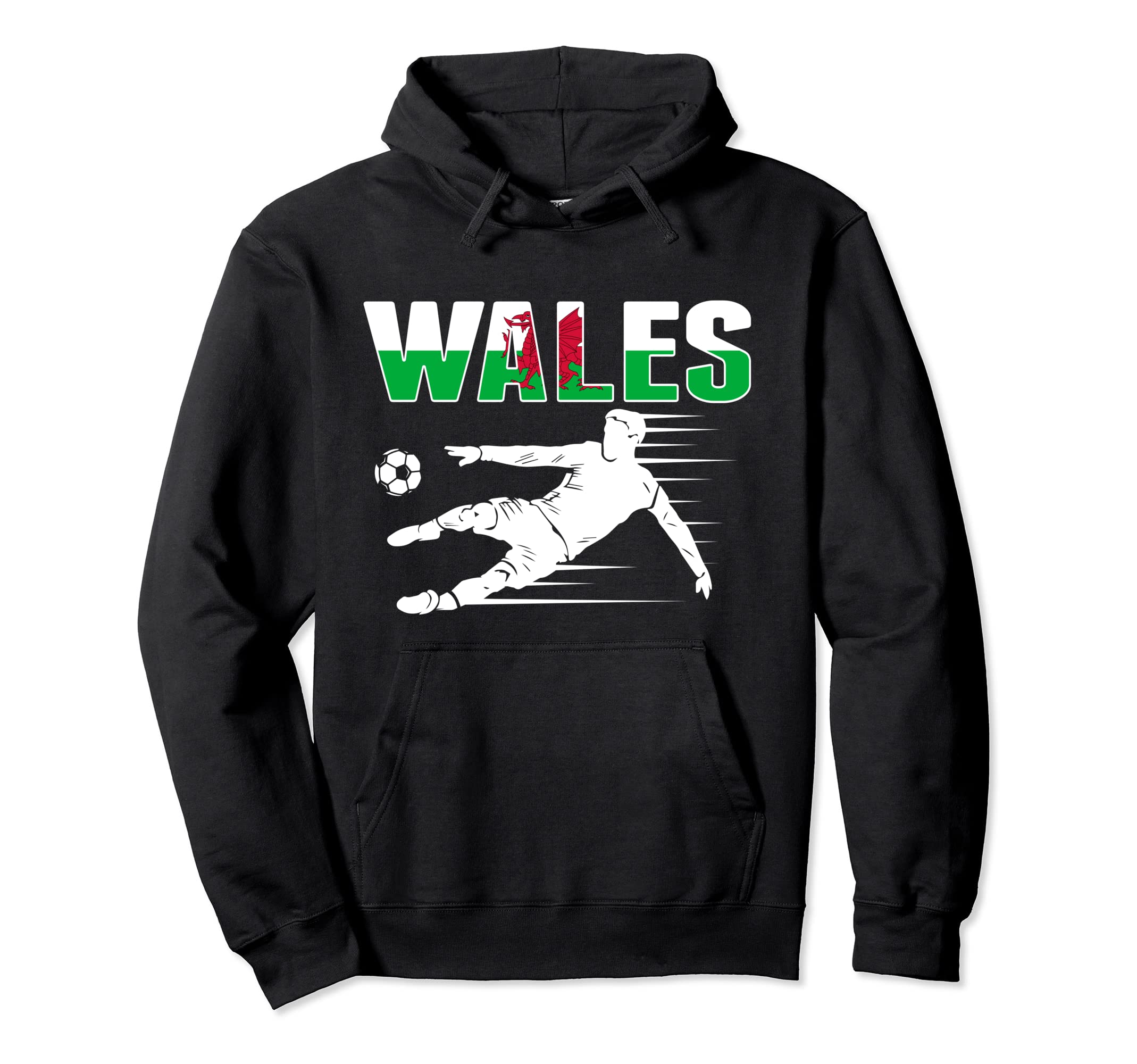 Wales Soccer Fans Jersey Proud Welsh Hoodie - Unique Graphic Unisex - T-Shirt, Sweatshirt, Hoodie