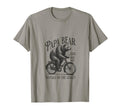 Papa Cycling Bear Funny Father Dad T-Shirt - Fun Novelty Design for Adults - T-Shirt, Sweatshirt, Hoodie