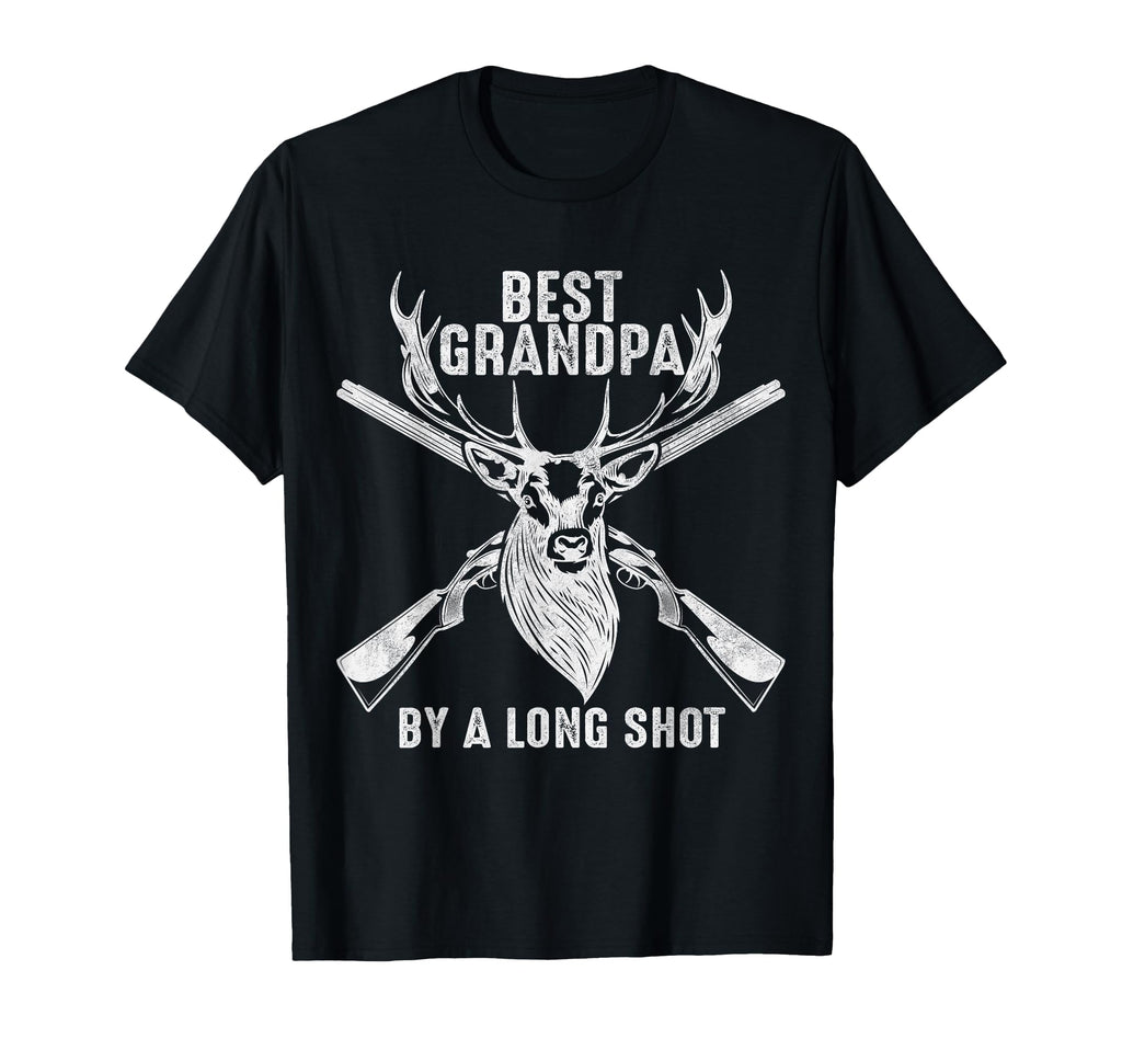 Best Grandpa Long Shot Deer Hunting T-Shirt - Graphic Print Men Women - T-Shirt, Sweatshirt, Hoodie