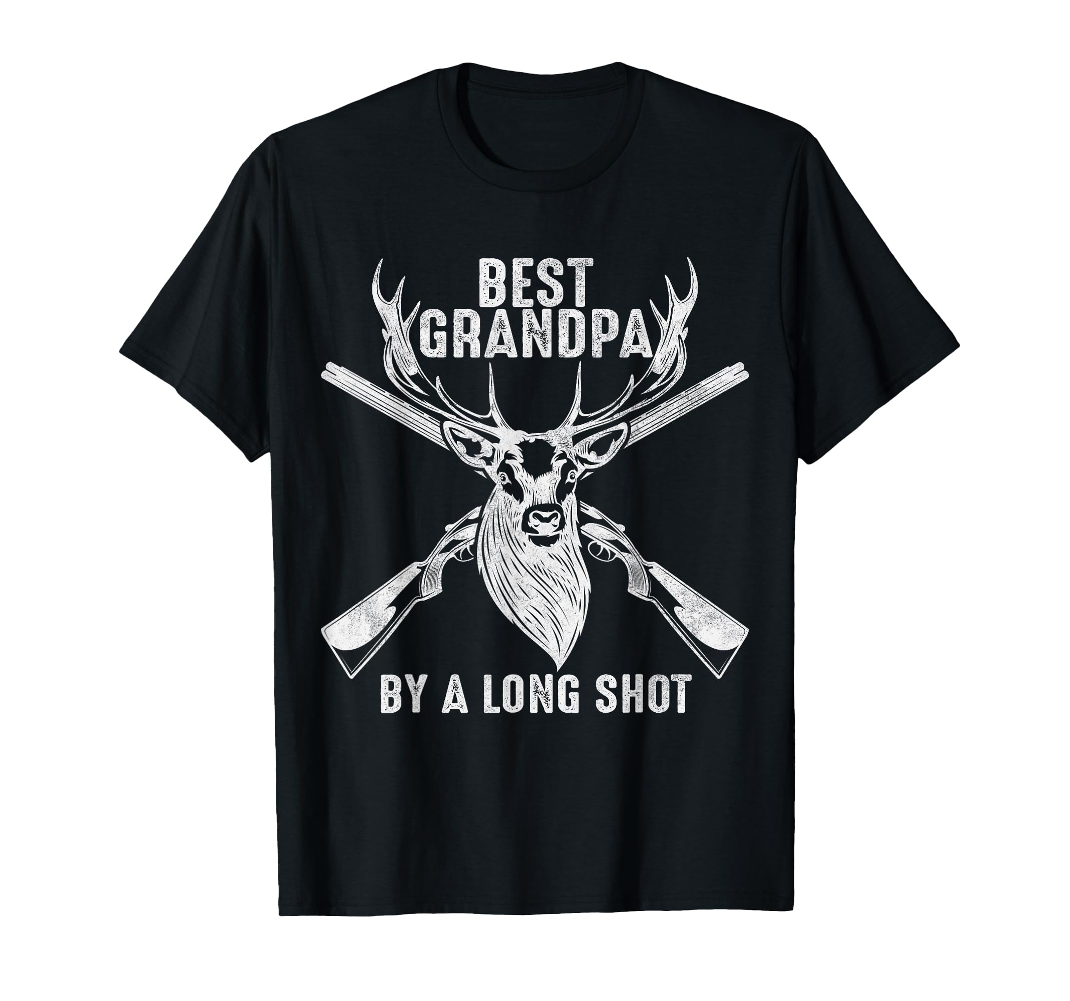 Best Grandpa Long Shot Deer Hunting T-Shirt - Graphic Print Men Women - T-Shirt, Sweatshirt, Hoodie
