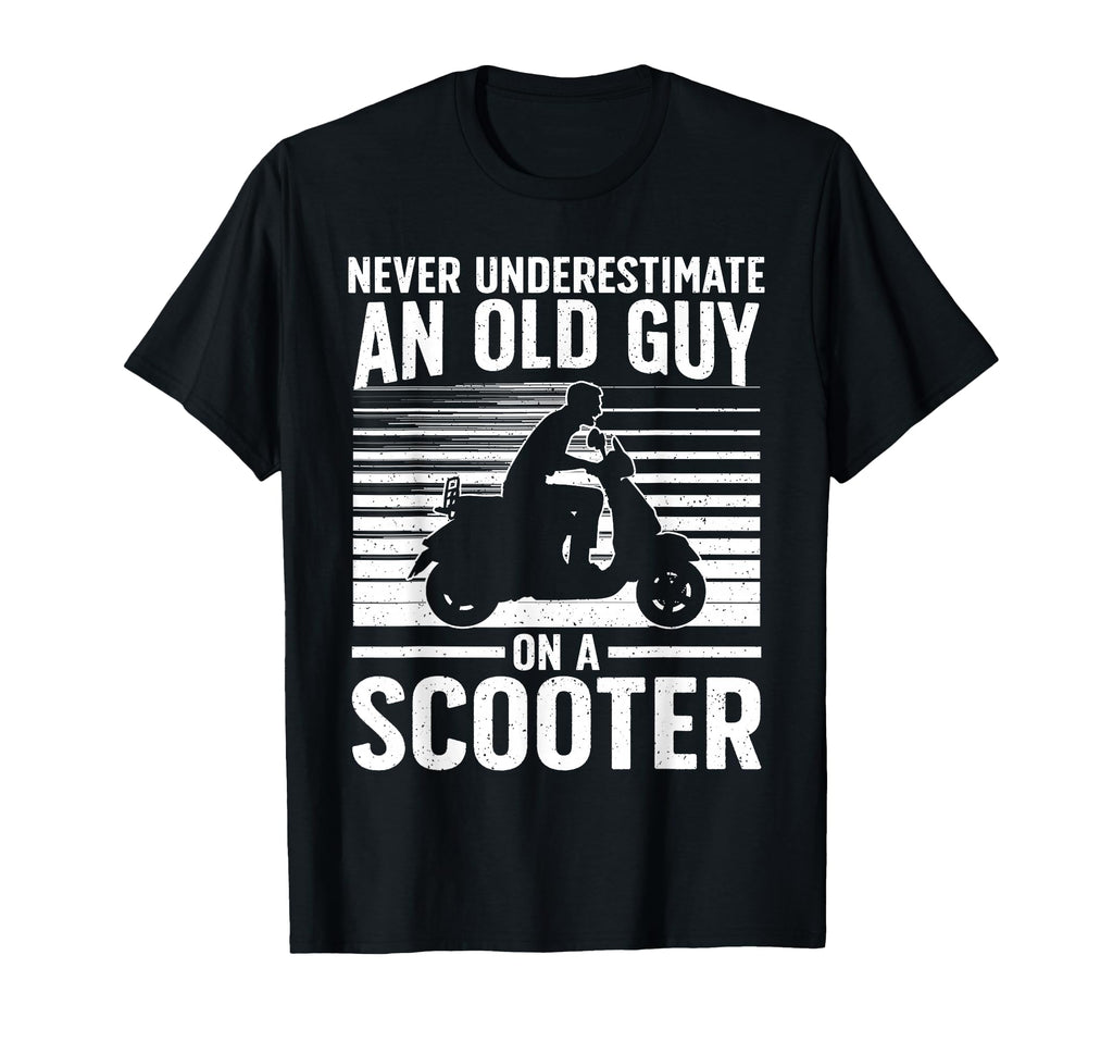 Funny Scooter Grandpa Scooter Motorbike T-Shirt - Streetwear Style Unisex - T-Shirt, Sweatshirt, Hoodie