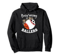 Busy Raising Ballers Sports Mom Hoodie - Aesthetic Graphic for Adults - T-Shirt, Sweatshirt, Hoodie
