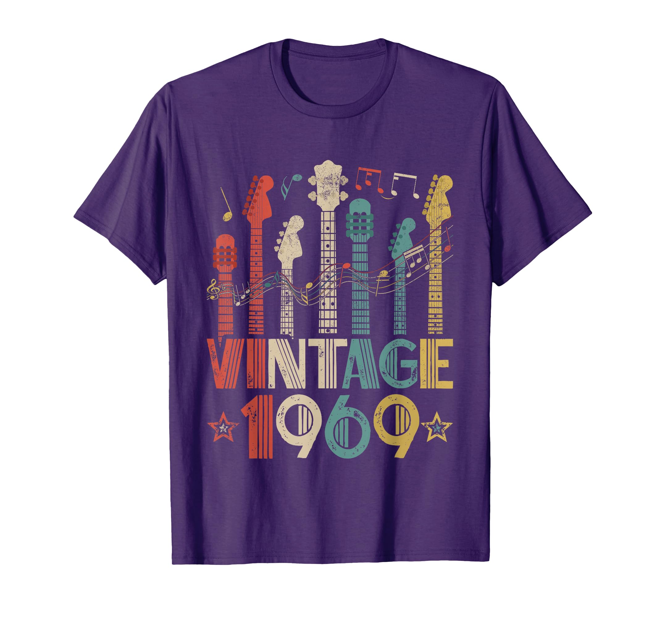 1969 Guitar Lover 1969 Birthday T-Shirt - Trendy Graphic Men Women - T-Shirt, Sweatshirt, Hoodie