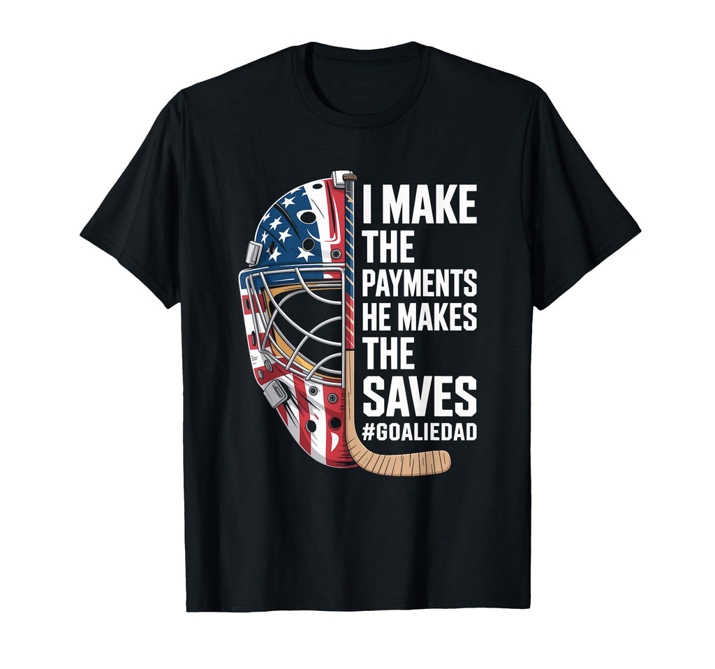 Ice Hockey Dad Gifts Accessories Hoodie - Custom Art Print for Adults - T-Shirt, Sweatshirt, Hoodie