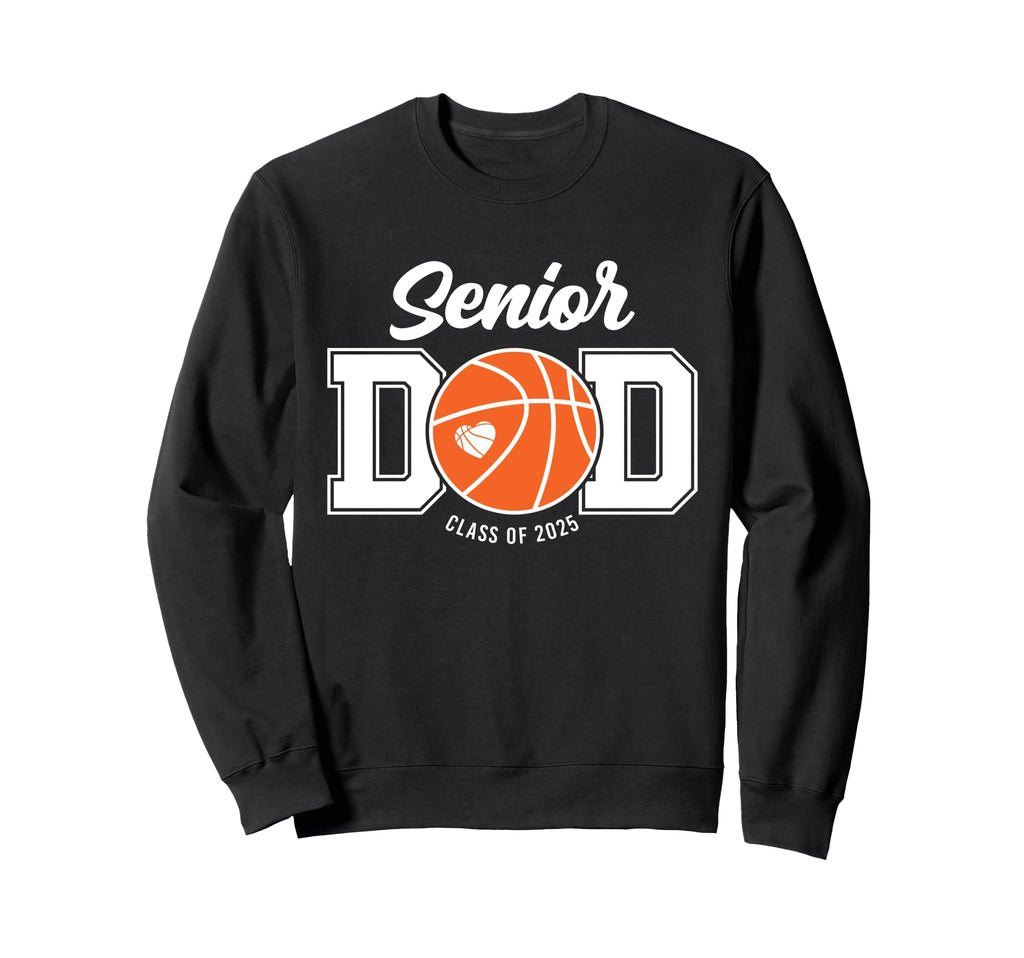 Proud Dad 2025 Senior Graduate Sweatshirt - Novelty Apparel for Adults - T-Shirt, Sweatshirt, Hoodie