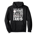 Their Biggest Fan Baseball Soccer Grandpa Hoodie - Unique Graphic Unisex - T-Shirt, Sweatshirt, Hoodie