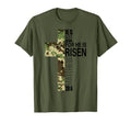 He Is Risen Christian Easter T-Shirt - Casual Everyday Wear Men Women - T-Shirt, Sweatshirt, Hoodie