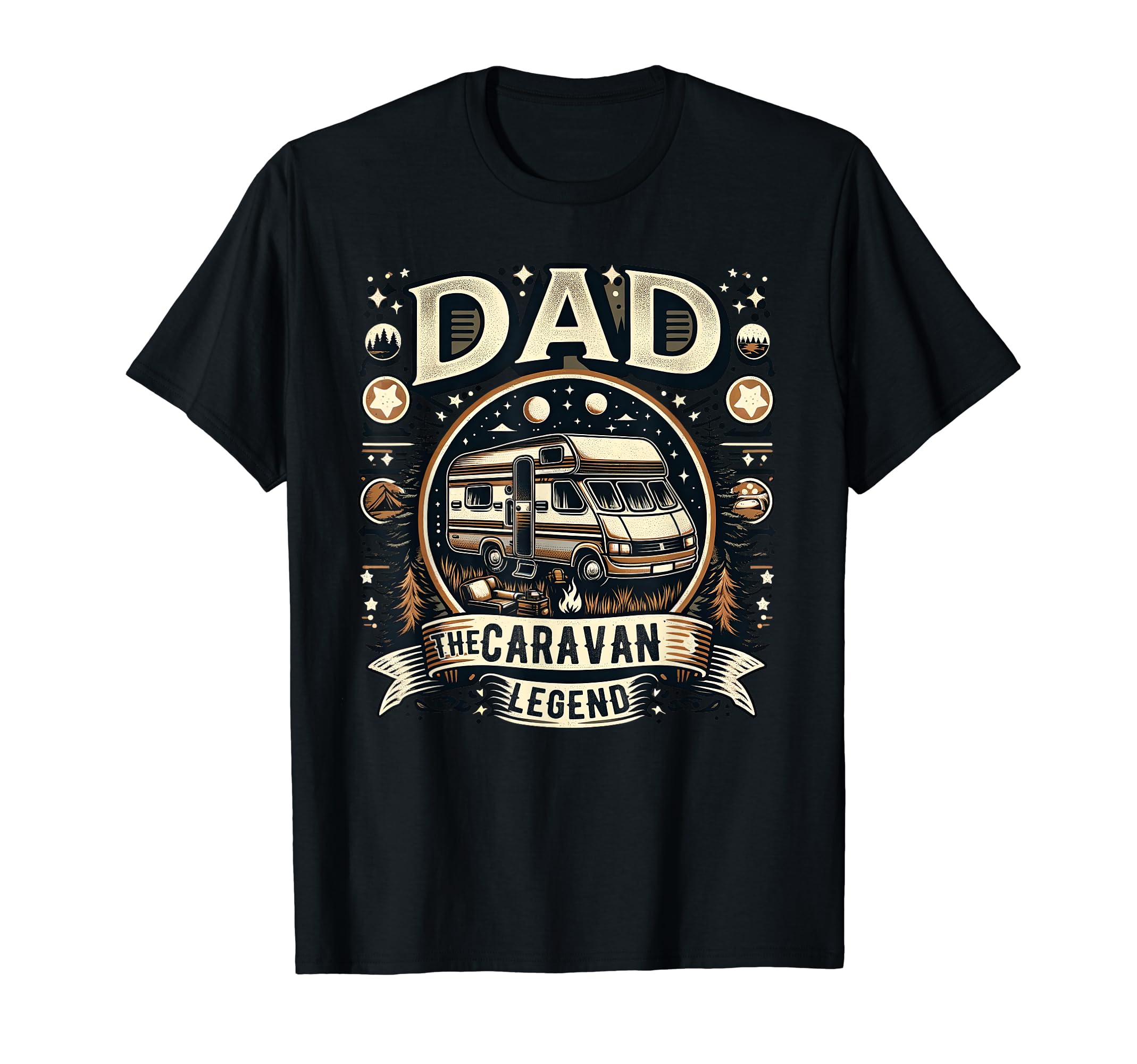 Dad Fathers Day Dad Caravan Legend Dad T-Shirt - Fun Novelty Design Unisex - T-Shirt, Sweatshirt, Hoodie