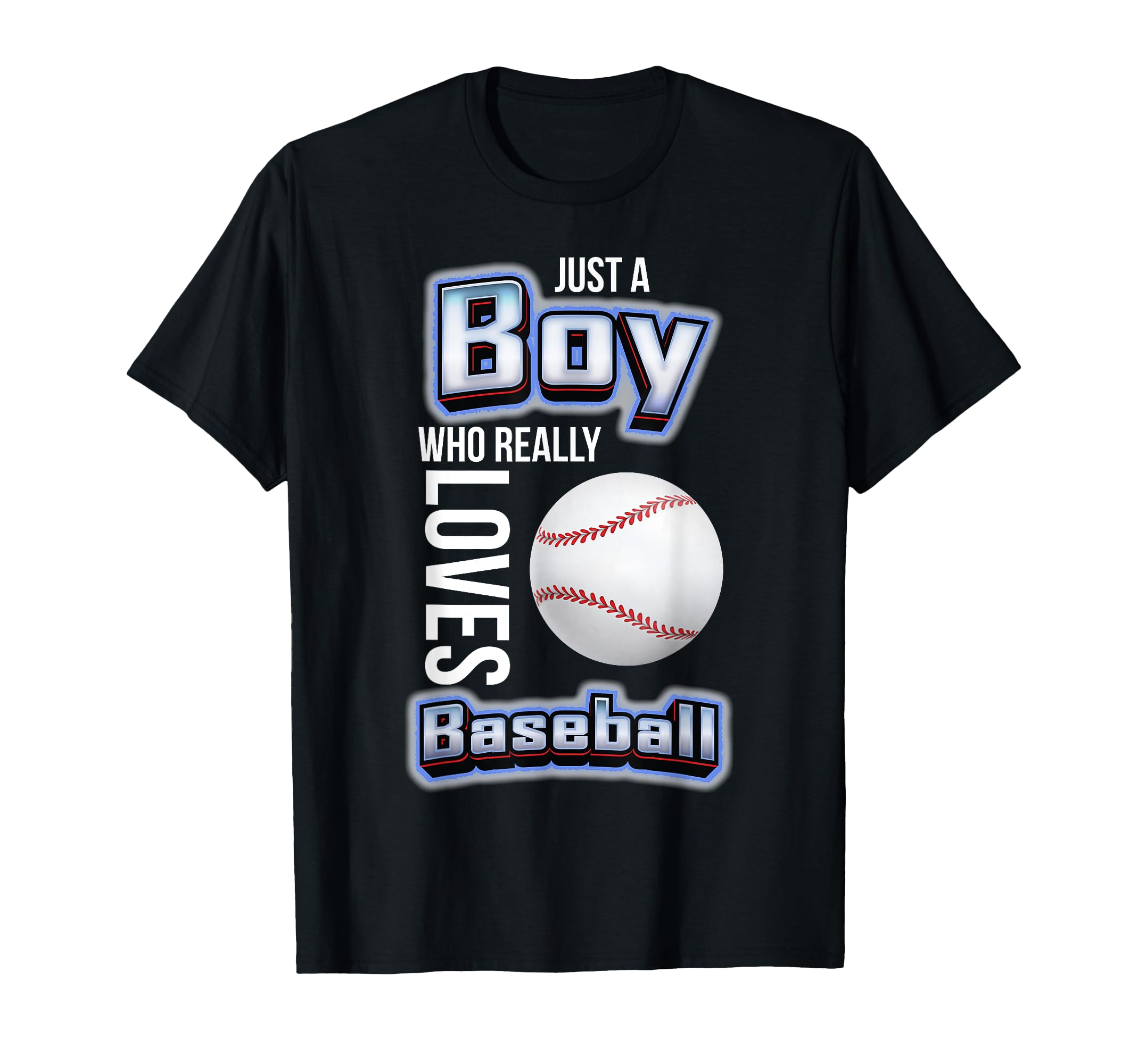 Just Who Really Loves Baseball T-Shirt - Casual Everyday Wear for Adults - T-Shirt, Sweatshirt, Hoodie