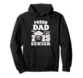 Senior 2025 Proud Dad Class 2025 Gaming Hoodie - Graphic Print Unisex - T-Shirt, Sweatshirt, Hoodie