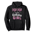 Pop Pop Birthday Donut Dad First Bday Hoodie - Fun Novelty Design Unisex - T-Shirt, Sweatshirt, Hoodie