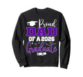 Dad Senior 2026 Proud Dad Sweatshirt - Casual Everyday Wear for Adults - T-Shirt, Sweatshirt, Hoodie
