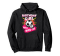 Birthday Lets Kick It Bday Soccer Player Hoodie - Graphic Print Men Women - T-Shirt, Sweatshirt, Hoodie