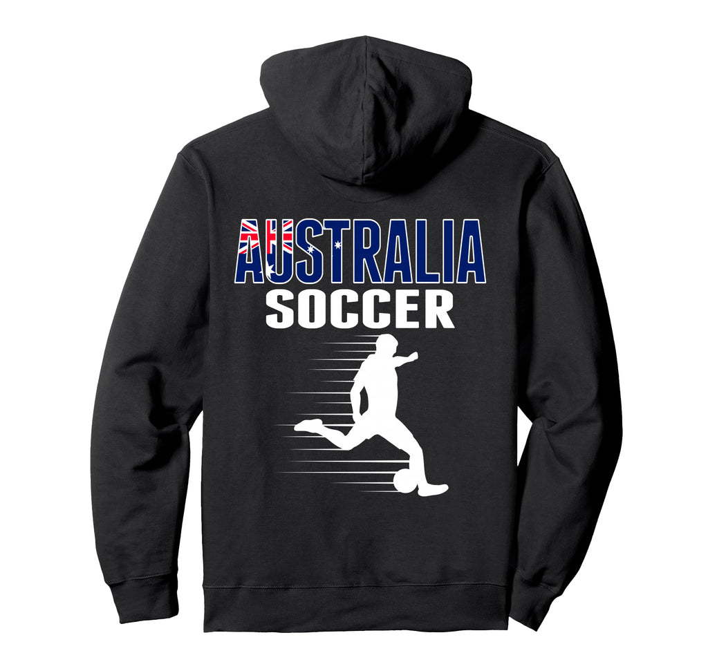 Australia Soccer Lovers Jersey Hoodie - Graphic Print for Adults - T-Shirt, Sweatshirt, Hoodie