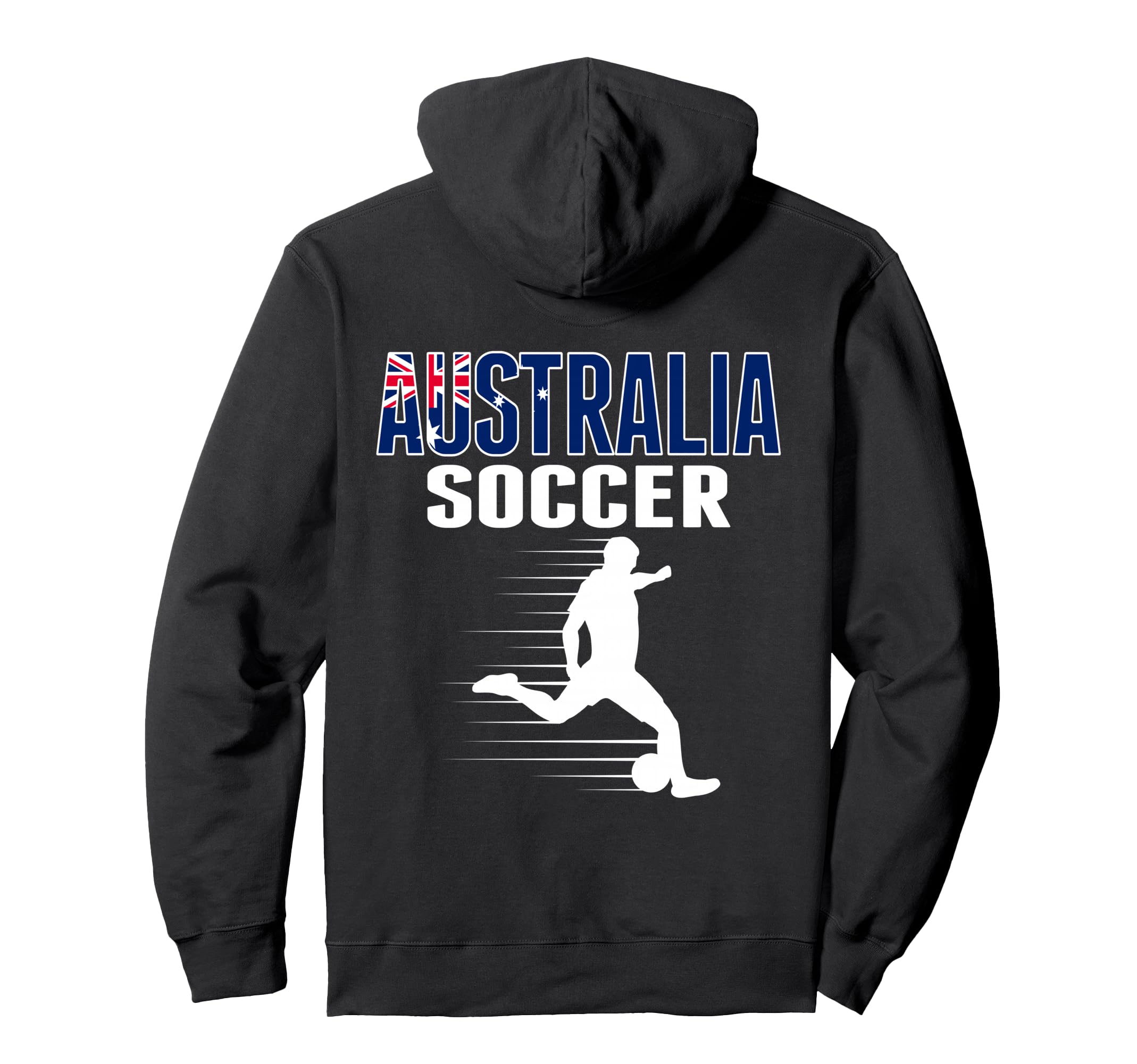 Australia Soccer Lovers Jersey Hoodie - Graphic Print for Adults - T-Shirt, Sweatshirt, Hoodie