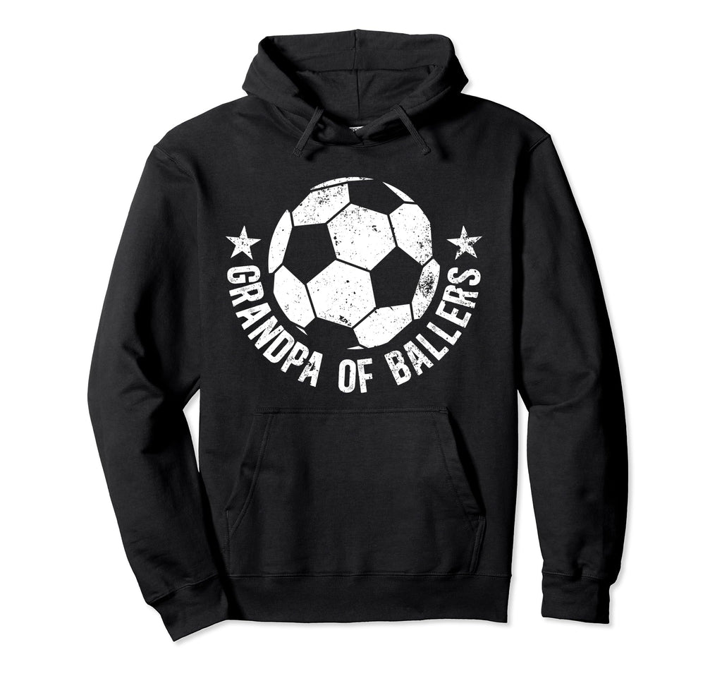 Grandpa Ballers Soccer Grandpa Soccer Hoodie - Custom Art Print for Adults - T-Shirt, Sweatshirt, Hoodie