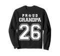 Number 26 Custom Proud Soccer Sweatshirt - Custom Art Print for Adults - T-Shirt, Sweatshirt, Hoodie