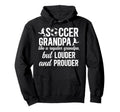 Soccer Grandpa Soccer Player Hoodie - Aesthetic Graphic for Adults - T-Shirt, Sweatshirt, Hoodie