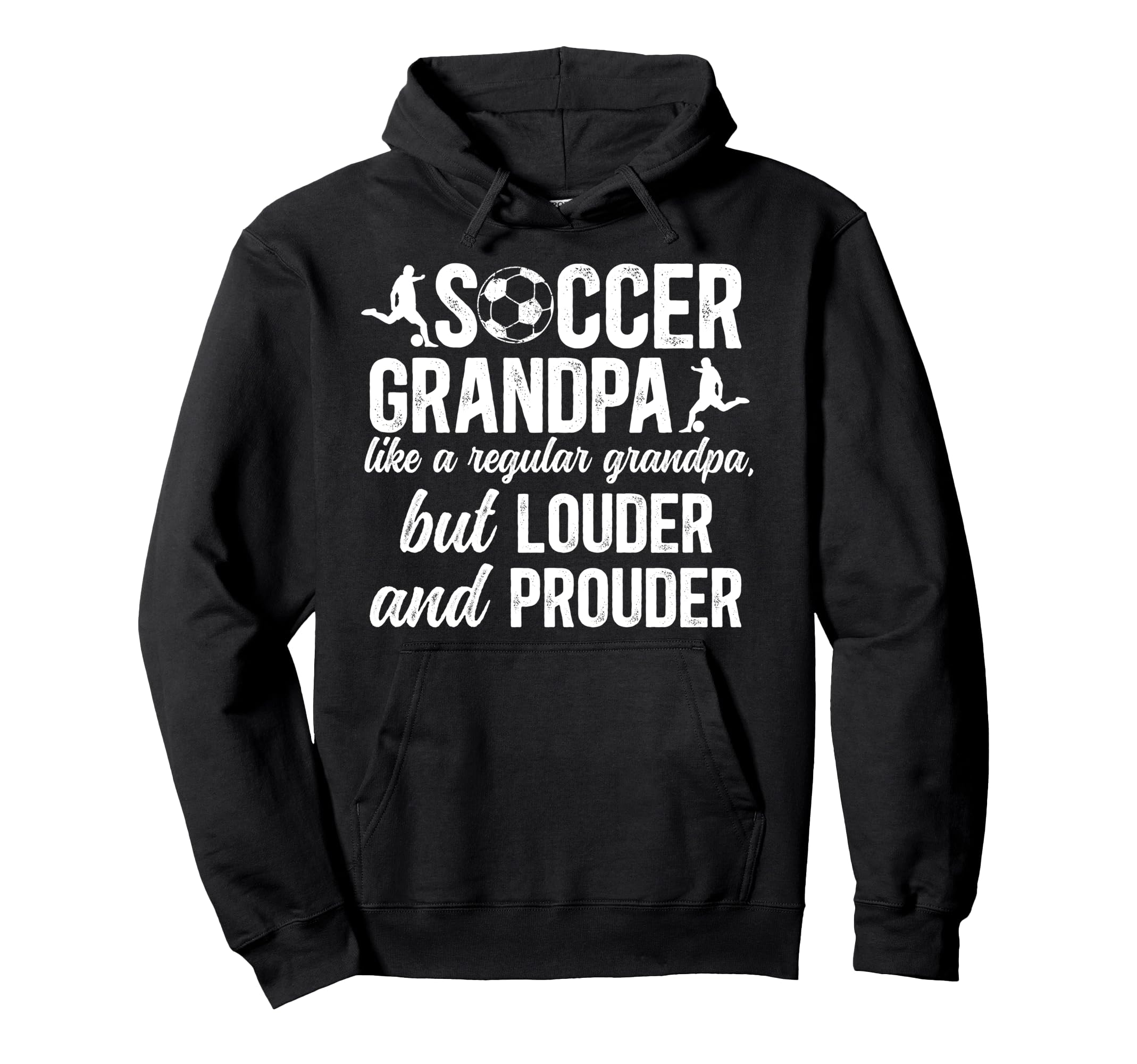 Soccer Grandpa Soccer Player Hoodie - Aesthetic Graphic for Adults - T-Shirt, Sweatshirt, Hoodie