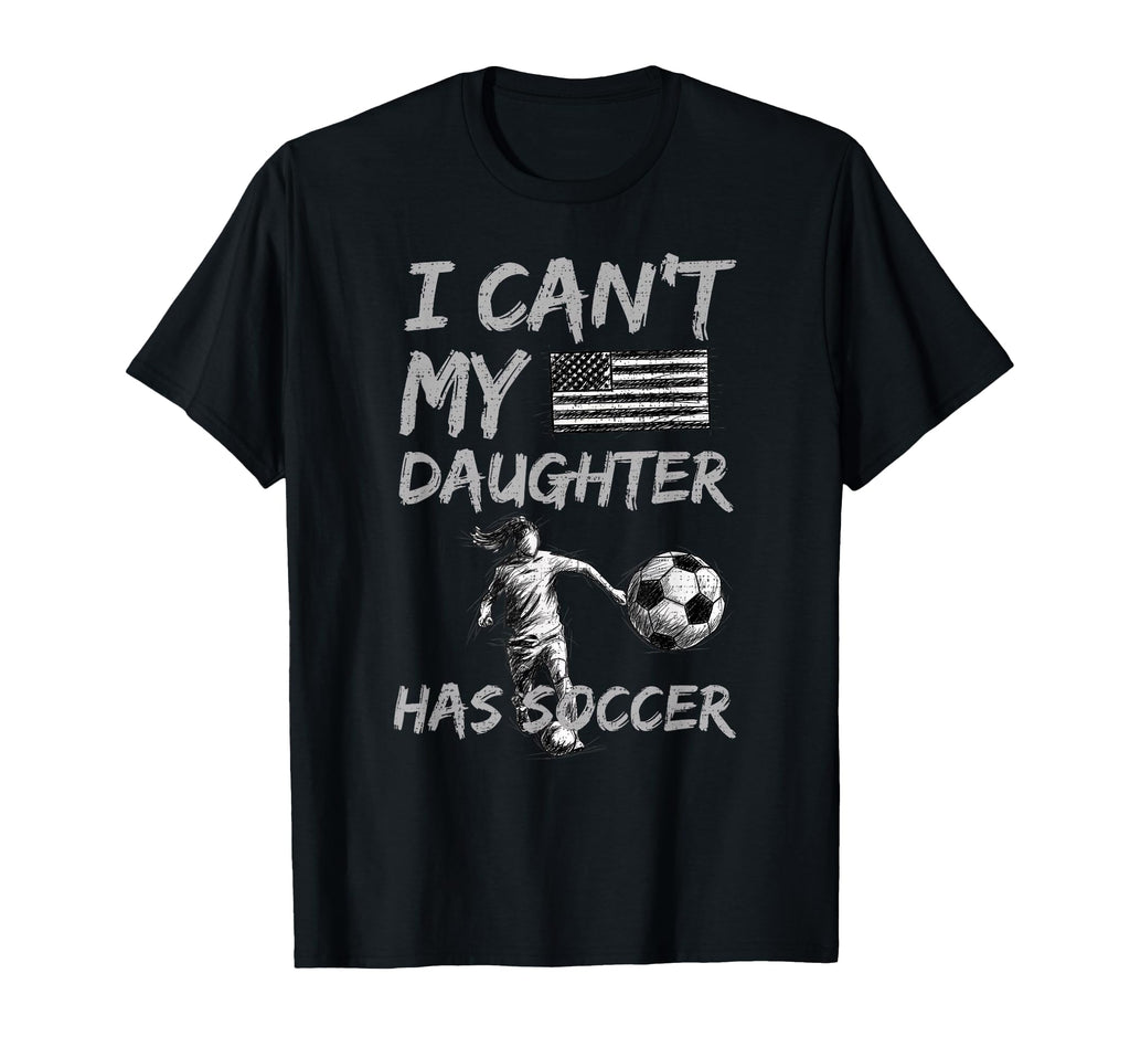 Soccer Dad Daughter Football Dad T-Shirt - Custom Art Print for Adults - T-Shirt, Sweatshirt, Hoodie