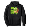 Turtle Dad Best Dad Bod Daddy Tortoise Hoodie - Minimalist Print Men Women - T-Shirt, Sweatshirt, Hoodie