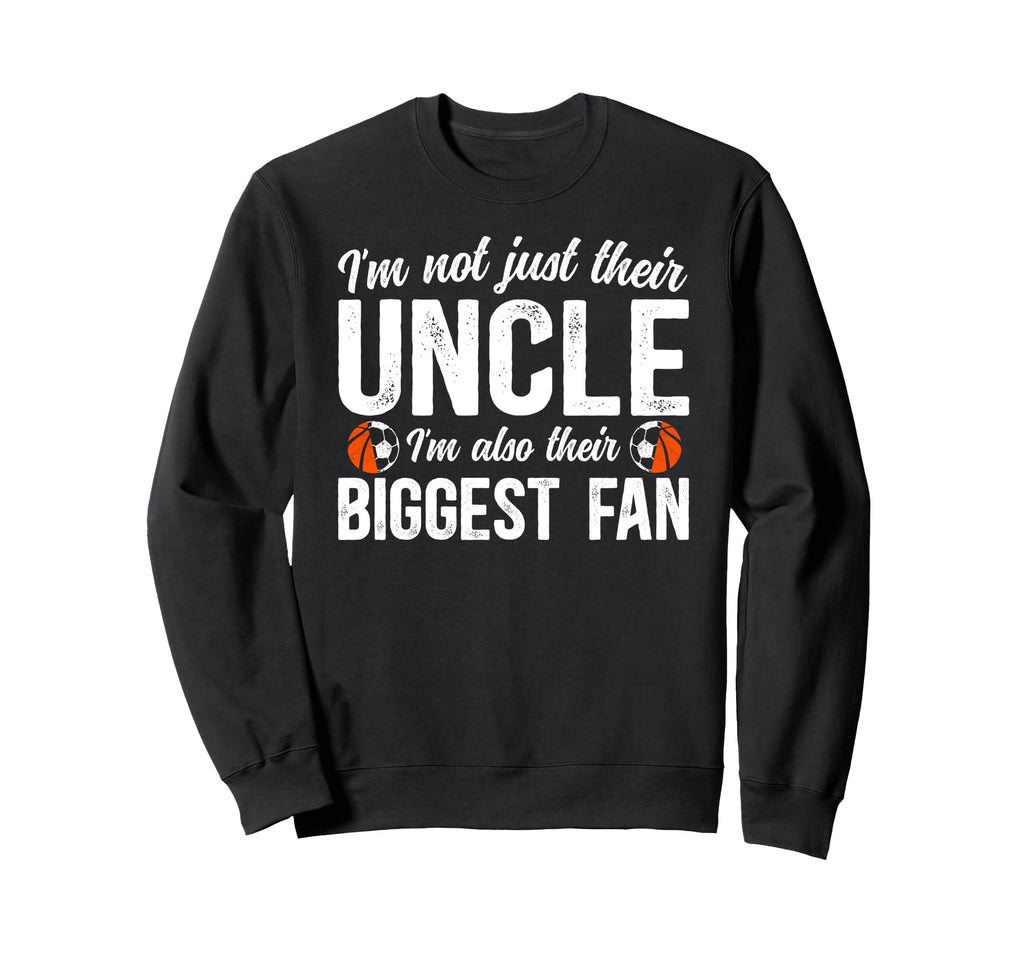 Their Biggest Fan Soccer Basketball Sweatshirt - Graphic Print Unisex - T-Shirt, Sweatshirt, Hoodie