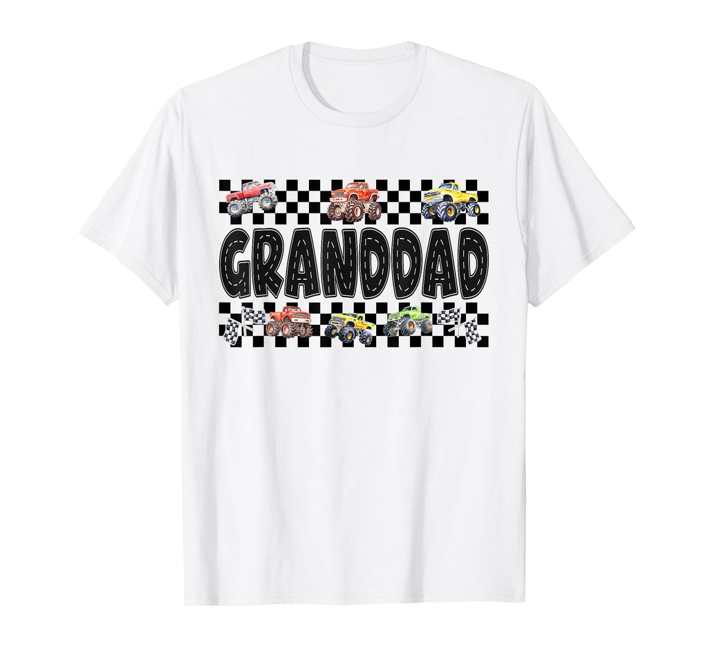 Granddad Monster Truck Family Crew T-Shirt - Custom Art Print Men Women - T-Shirt, Sweatshirt, Hoodie
