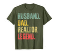 Funny Husband Dad Realtor Legend T-Shirt - Minimalist Print Men Women - T-Shirt, Sweatshirt, Hoodie