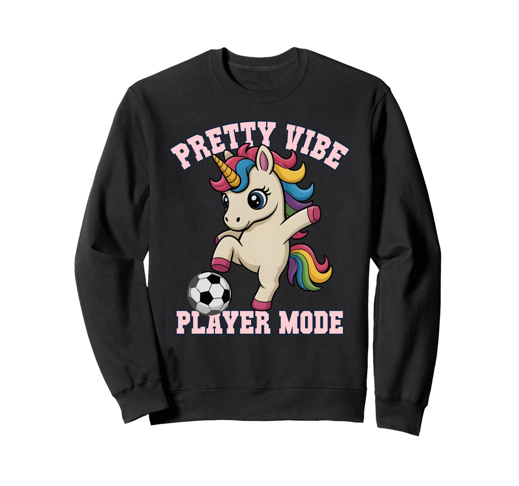 Pretty Vibe Unicorn Just Who Loves Sweatshirt - Trendy Graphic for Adults - T-Shirt, Sweatshirt, Hoodie