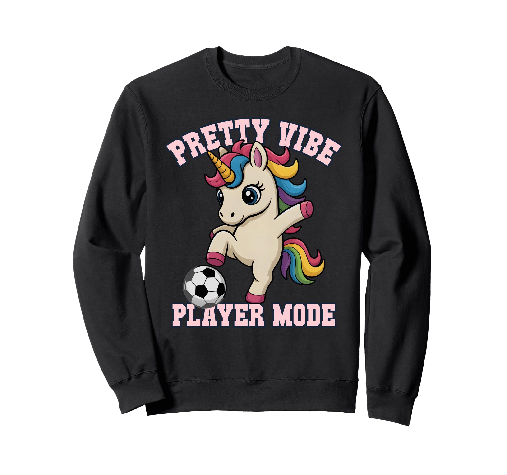 Pretty Vibe Unicorn Just Who Loves Sweatshirt - Trendy Graphic for Adults - T-Shirt, Sweatshirt, Hoodie