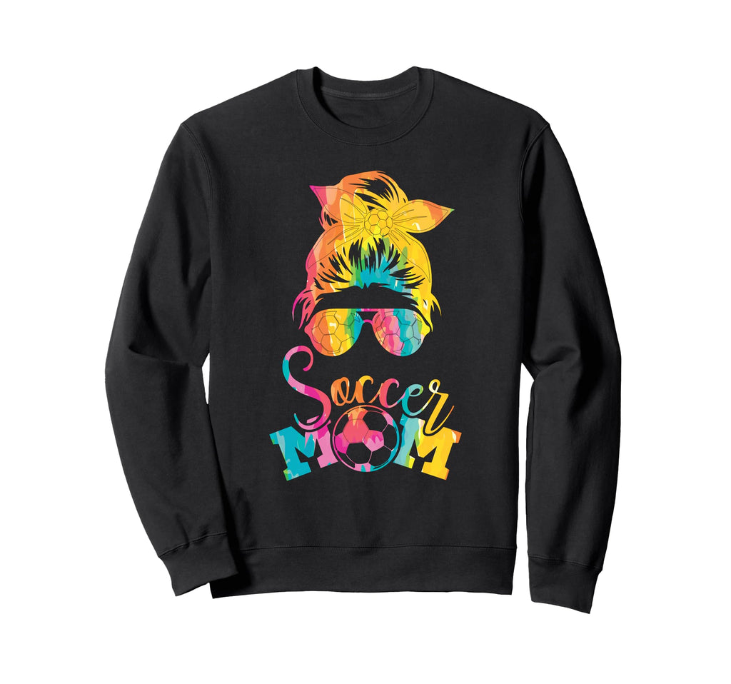 My Soccer Mom Era Moms Messy Bun Sweatshirt - Unique Graphic for Adults - T-Shirt, Sweatshirt, Hoodie