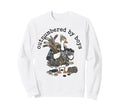 Mom Outnumbered Funny Iced Hockey Sweatshirt - Trendy Graphic Men Women - T-Shirt, Sweatshirt, Hoodie