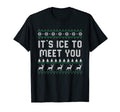 Its Ice To Meet You Dad Jokes T-Shirt - Aesthetic Graphic Men Women - T-Shirt, Sweatshirt, Hoodie
