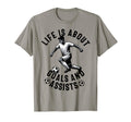 Lifes About Goals And Assists Soccer T-Shirt - Minimalist Print Unisex - T-Shirt, Sweatshirt, Hoodie