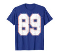 89 Outline Number 89 Fan Varsity T-Shirt - Aesthetic Graphic for Adults - T-Shirt, Sweatshirt, Hoodie