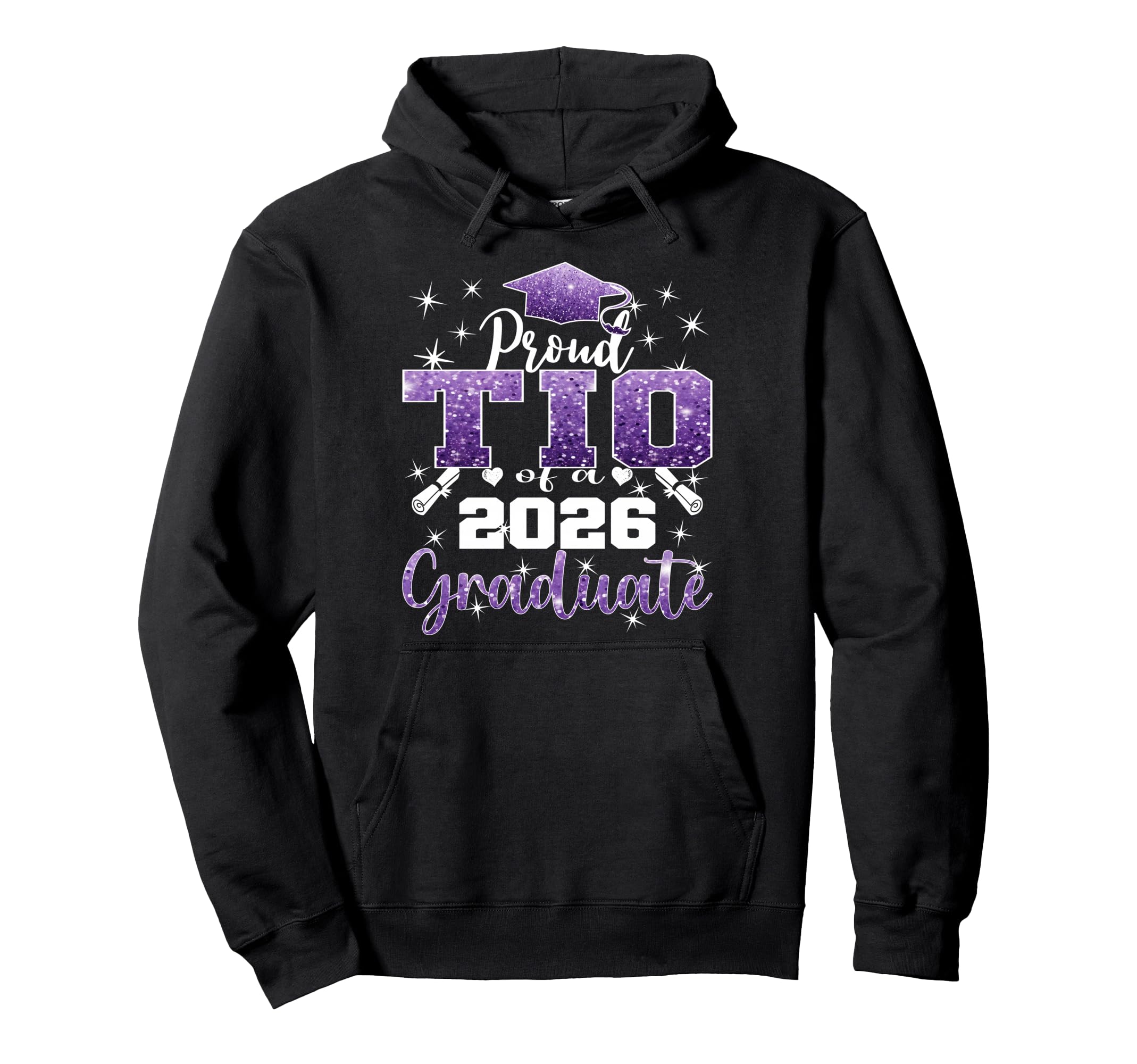 Super Proud Tio 2026 Graduate Senior Hoodie - Fun Novelty Design Unisex - T-Shirt, Sweatshirt, Hoodie
