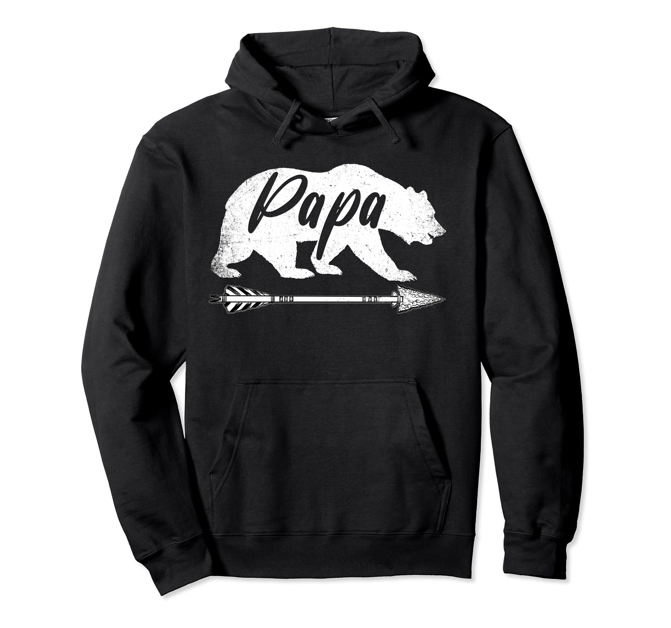 Papa Bear Funny Fathers Day Gift Dad Daddy Hoodie - Custom Art Print Unisex - T-Shirt, Sweatshirt, Hoodie