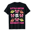 Little Sister Biggest Fan Soccer T-Shirt - Casual Everyday Wear Men Women - T-Shirt, Sweatshirt, Hoodie