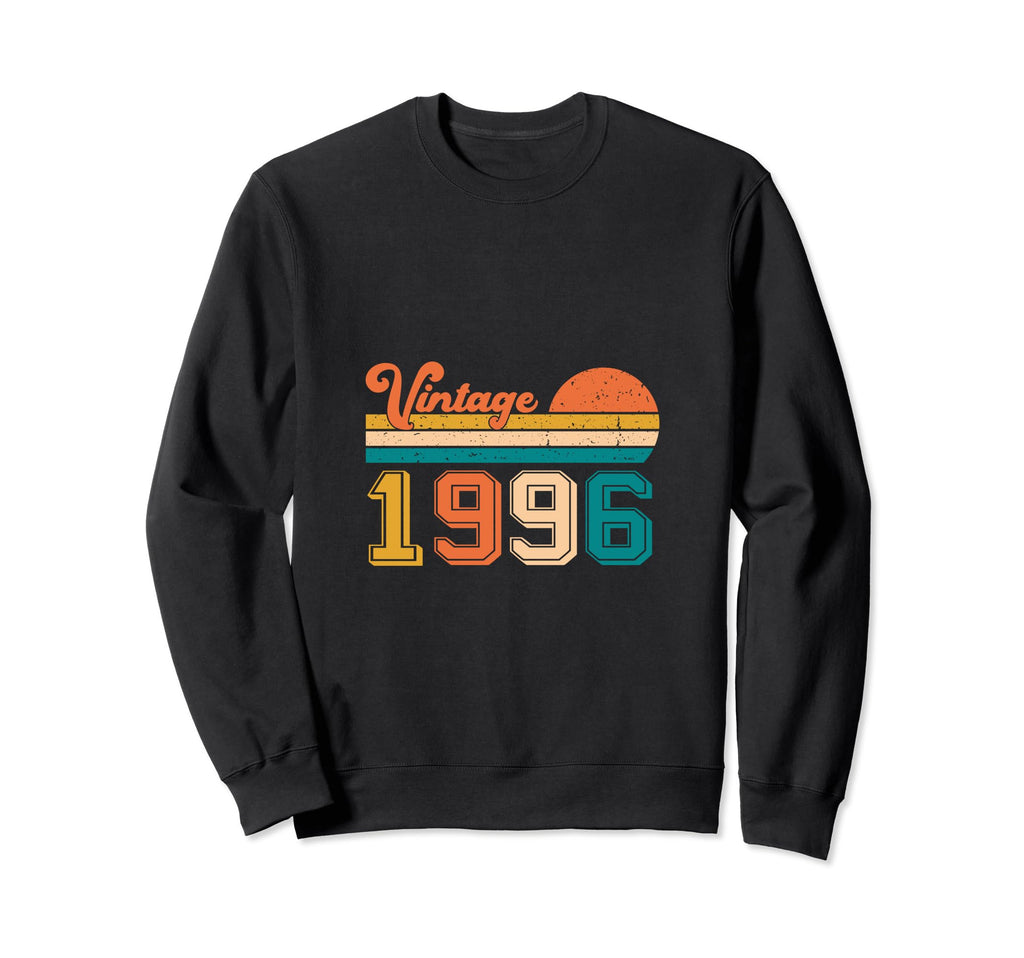 Year 1996 Gift Birthday Mom Dad Sweatshirt - Trendy Graphic for Adults - T-Shirt, Sweatshirt, Hoodie
