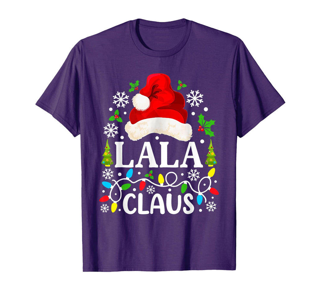 Lala Claus Funny Family Matching Grandma T-Shirt - Custom Art Print Unisex - T-Shirt, Sweatshirt, Hoodie