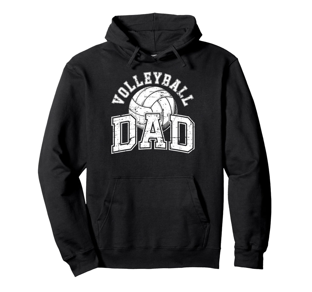Ball Volleyball Dad Father Sport Fan Hoodie - Aesthetic Graphic Unisex - T-Shirt, Sweatshirt, Hoodie