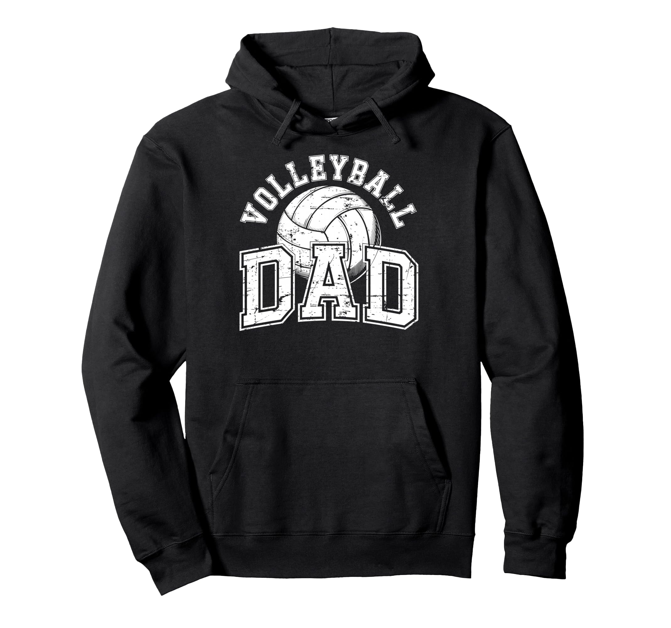 Ball Volleyball Dad Father Sport Fan Hoodie - Aesthetic Graphic Unisex - T-Shirt, Sweatshirt, Hoodie