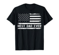 Best Dad Ever Us American Flag T-Shirt - Fun Novelty Design Men Women - T-Shirt, Sweatshirt, Hoodie