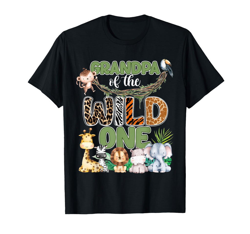 Grandpa Wild One 1St Birthday T-Shirt - Fun Novelty Design Men Women - T-Shirt, Sweatshirt, Hoodie