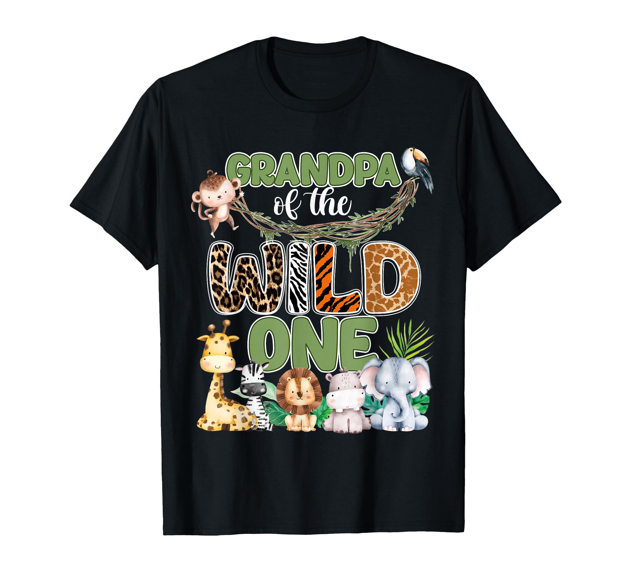 Grandpa Wild One 1St Birthday T-Shirt - Fun Novelty Design Men Women - T-Shirt, Sweatshirt, Hoodie