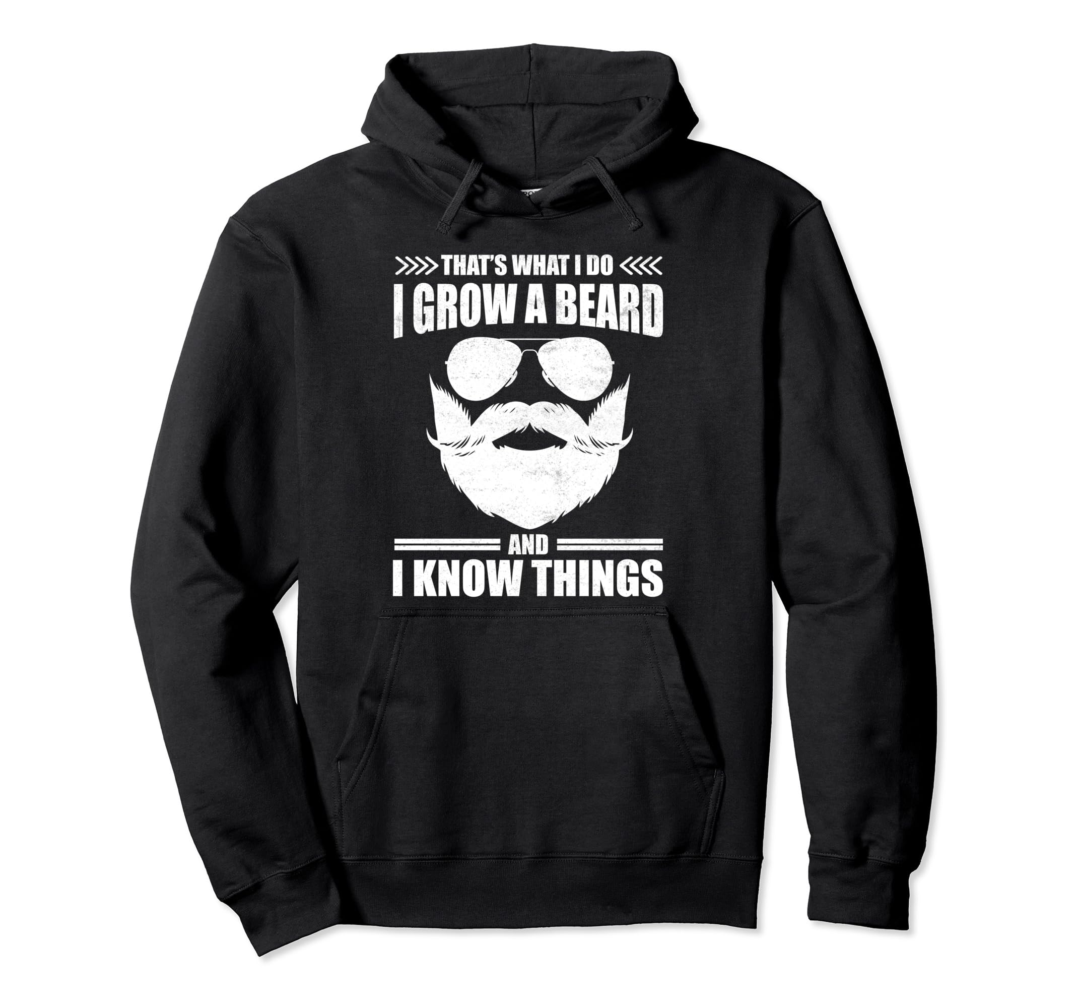 Bearded Dad Funny Beard Lover Bearded Hoodie - Novelty Apparel for Adults - T-Shirt, Sweatshirt, Hoodie