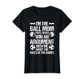 Im Ball Mom Oull Never Win Am T-Shirt - Minimalist Print for Adults - T-Shirt, Sweatshirt, Hoodie